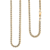 3.2mm Byzantine Chain Necklace in 10K Yellow Gold 11 Grams 24 Inches