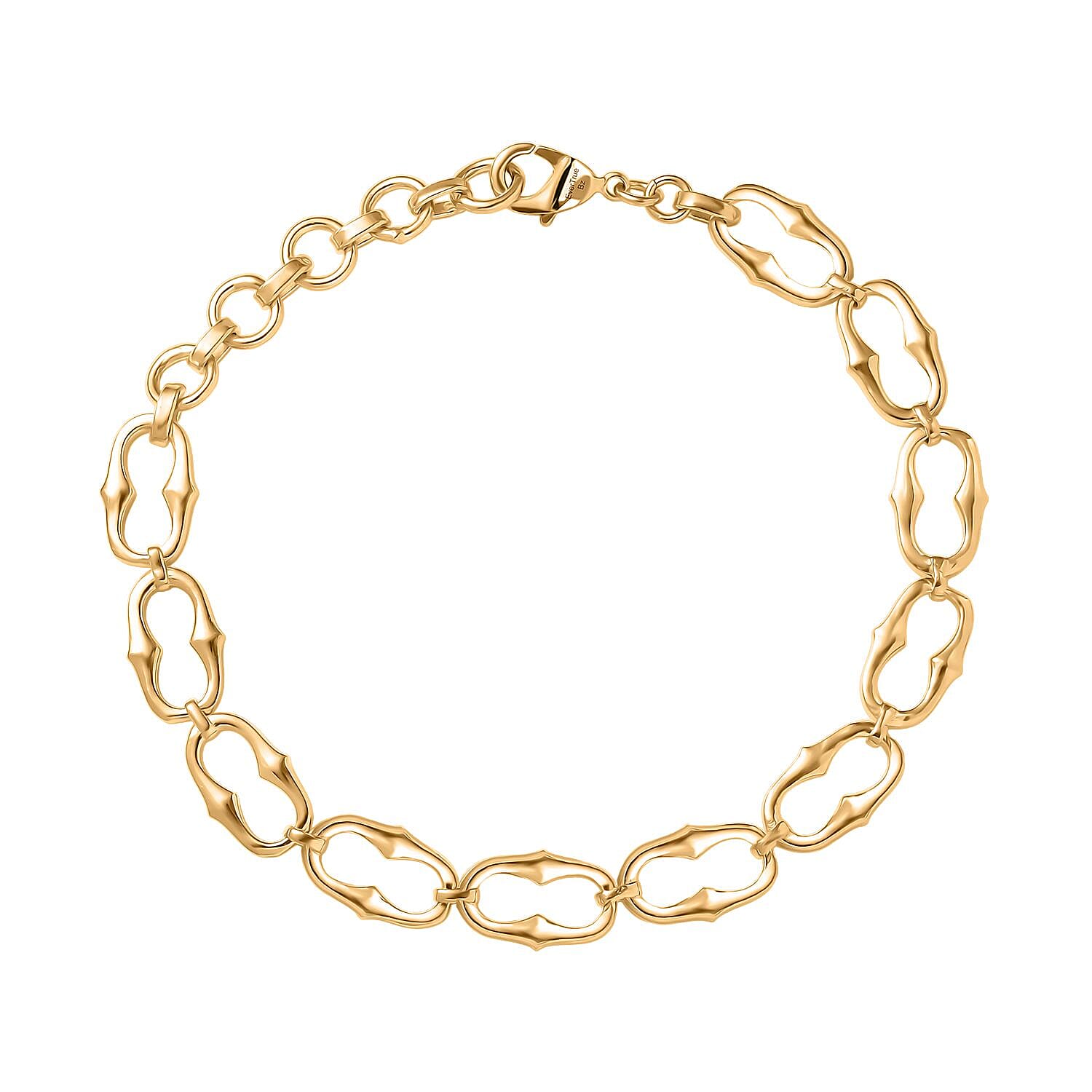 EverTrue Timeless Line Bracelet in 18K YG Plated Bronze