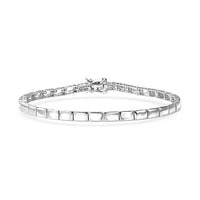 Rhapsody 950 Platinum Bar Linking Bracelet (7.25 In) (9.30 g)