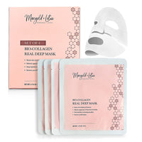 Marigold and Lotus Bio-Collagen Real Deep Mask 34g x 4 Sheets