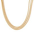 Link Chain Necklace in Goldtone 20-22 Inches - Sticky add to cart bar