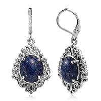 EverTrue Malagasy Labradorite 11.50 ctw Earrings in Stainless Steel