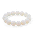 Opalite 250.00 ctw Beaded Stretch Bracelet - Sticky add to cart bar