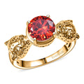 EverTrue Simulated Diamond Ring in 18K YG Plated (Size 10.0) 3.50 ctw - Sticky add to cart bar