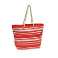 Closeout Preferred Nation Blue Striped Cotton Tote Bag - Sticky add to cart bar