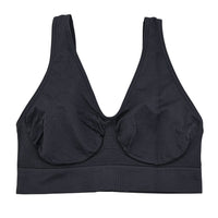 HANES Black Seamless Softcup Bra - M