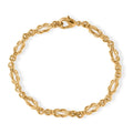 EverTrue Bronzella Collection Flowing Ribbon Bracelet in 18K YG Plated Bronze (6.50 In) - Sticky add to cart bar