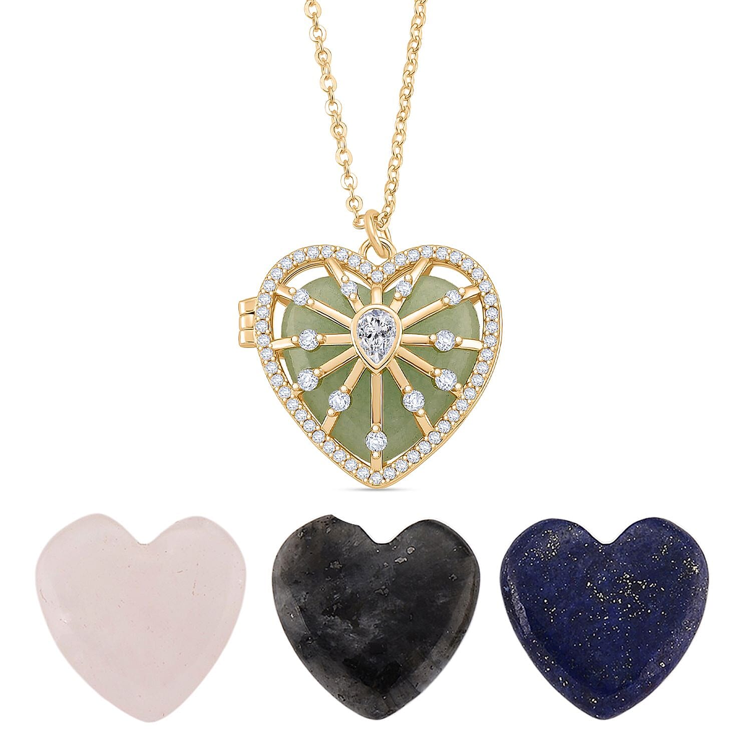 Multi Gemstone 41.60 ctw Necklace 20 Inches