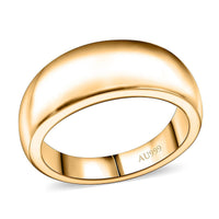 Band Ring in 24K Yellow Gold (Size 5.5) 1.48 Grams