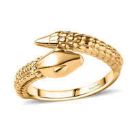 EverTrue Serpent Ring in 18K YG Plated Bronze (Size 10.0)