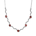 EverTrue Simulated Diamond Necklace (18 Inches) in Stainless Steel 10.25 ctw - Sticky add to cart bar