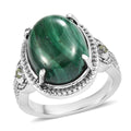 EverTrue Tigers Eye, Brazilian Citrine Ring in Stainless Steel (Size 11.0) 9.90 ctw - Sticky add to cart bar