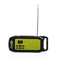 Secure NOAA Weather Band AM/FM - Flashlight, Solar Crank, Phone Charger and USB
