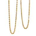14K Yellow Gold 2.52mm Chain Necklace 24 Inches 3.9 Grams - Sticky add to cart bar