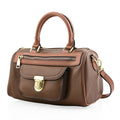 La Marey Black Genuine Leather Crossbody Bag (10"x5*5") with Shoulder Strap - Sticky add to cart bar