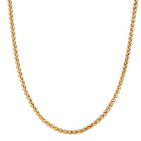Palma Chain Necklace in ION Plated YG Stainless Steel 20-22 Inches