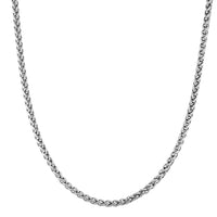 Palma Chain Necklace in Stainless Steel 20-22 Inches