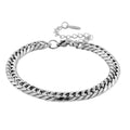 Sleek Cuban Link Bracelet in Stainless Steel (7.5-9.5In) - Sticky add to cart bar
