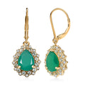 EverTrue Verde Onyx, Multi Gemstone Earrings in 18K YG Plated 3.75 ctw - Sticky add to cart bar