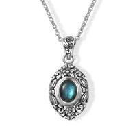 D''Joy Bali Legacy Malagasy Labradorite 2.85 ctw Pendant without Chain in Sterling Silver