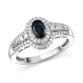 D'Joy AAA Monte Belo Indicolite, Moissanite Ring in Rhodium Over Sterling Silver (Size 10.0) 1.10 ctw - Sticky add to cart bar
