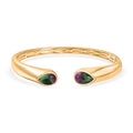 EverTrue Ruby Zoisite 8.65 ctw Bangle Bracelet in 18K YG Plated (7.50 In) - Sticky add to cart bar