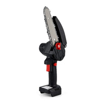 TLV Livmore Black Cordless 6-inch Electric Chainsaw Box (Included: 2 Batteries, Charger, 2 Saw Blade, Glove, Goggle and Screwdriver)