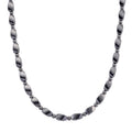 Terahertz 200.00 ctw Beaded Necklace in Stainless Steel 18 Inches - Sticky add to cart bar