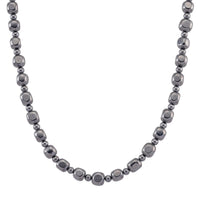Terahertz 240.00 ctw Cushion and Beaded Necklace in Stainless Steel 18-20 Inches