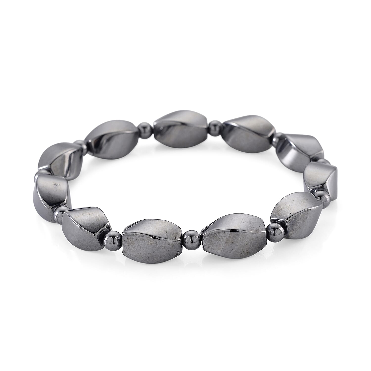 Terahertz 90.00 ctw Fancy and Beaded Stretch Bracelet