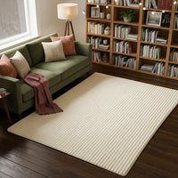 Supreme Living Cream Memory Foam Rug (4x6 ft)