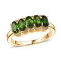 EverTrue Chrome Diopside Ring in 18K YG Plated (Size 10.0) 1.25 ctw - Sticky add to cart bar