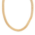 Organic Segmented Necklace (20 Inches) in Goldtone - Sticky add to cart bar