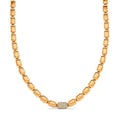 Austrian Crystal Bold Link Necklace (20 Inches) in Goldtone - Sticky add to cart bar