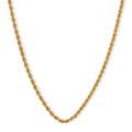Rope Chain Necklace in 22K Yellow Gold 4.36 Grams 20 Inches - Sticky add to cart bar