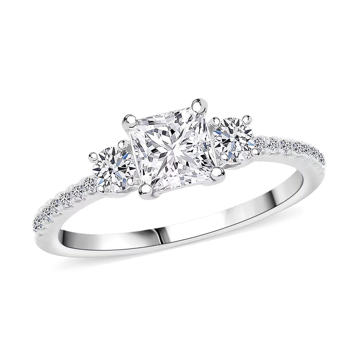 Luxuriant Lab Grown Diamond G VS 1.00 ctw Ring in 14K White Gold (Size 6.0)