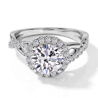 IGI Certified Luxuriant Lab Grown Diamond G VS 2.50 ctw Ring in 14K White Gold (Size 6.0)