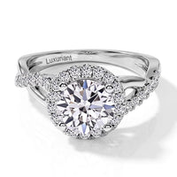 IGI Certified Luxuriant Lab Grown Diamond G VS 2.50 ctw Ring in 14K White Gold (Size 6.0)