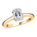 IGI Certified Luxuriant Lab Grown Diamond VS1 1.00 ctw Ring in 14K Yellow Gold (Size 10.0) - Sticky add to cart bar