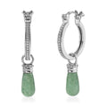 EverTrue Green Aventurine Earrings in Stainless Steel 6.80 ctw - Sticky add to cart bar