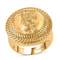 EverTrue Bronzella Collection Italian Republic Coin Men's Ring in 18K YG Plated Bronze (Size 10.0) - Sticky add to cart bar