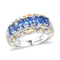 EverTrue Niassa Ruby (FF) Cluster Ring in 18K YG Plated and Platinum Bond (Size 10.0) 2.50 ctw - Sticky add to cart bar