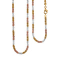 D'Joy Bali Legacy Byzantine Chain Necklace in 18K Vermeil YRG Over and Sterling Silver 28.50 Grams 20 Inches - Sticky add to cart bar
