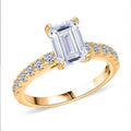 Luxuriant Lab Grown Diamond SI1-SI2 2.50 ctw Ring in 14K Yellow Gold (Size 10.0) - Sticky add to cart bar