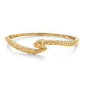 EverTrue Bronzella Collection Bangle Bracelet in 18K YG Plated Bronze (8.00 In) - Sticky add to cart bar