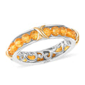 EverTrue Premium Brazilian Citrine Ring in 18K YG Plated and Platinum Bond (Size 10.0) 3.25 ctw - Sticky add to cart bar