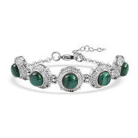 EverTrue Malagasy Labradorite Bracelet in Stainless Steel (6.50 In) 11.10 ctw