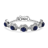EverTrue Malagasy Labradorite Bracelet in Stainless Steel (6.50 In) 11.10 ctw