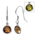 D'Joy Autumn Alexite 4.00 ctw Dangle Earrings in Platinum Over Sterling Silver - Sticky add to cart bar