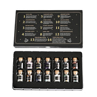 Gemstone Wish Bottles Kit- 14 Chakra Healing Crystals